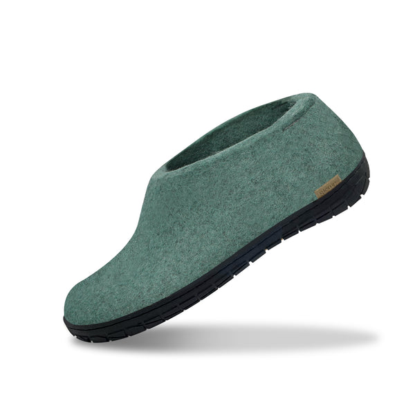 glerups Shoe with natural rubber sole - black Shoe with rubber sole 11 North Sea