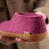 glerups Shoe with natural rubber sole - honey Shoe with rubber sole Cranberry