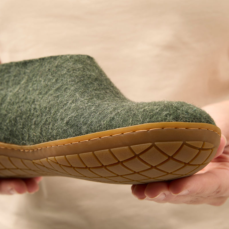 glerups Shoe with natural rubber sole - honey Shoe with rubber sole Forest