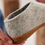 glerups Shoe with natural rubber sole - honey Shoe with rubber sole Grey