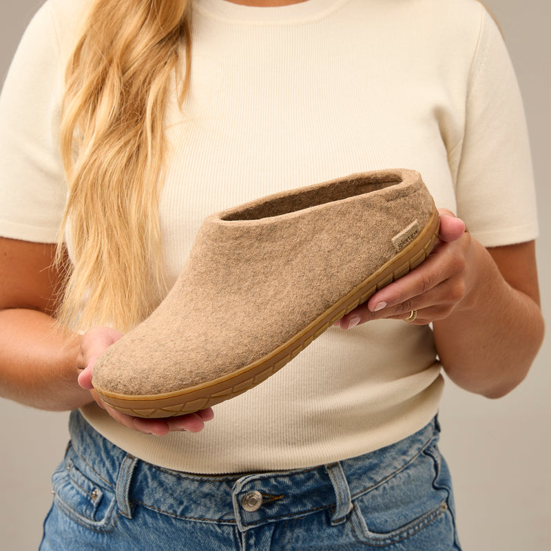 glerups Slip-on with natural rubber sole - honey Slip-on with rubber sole 12 Sand