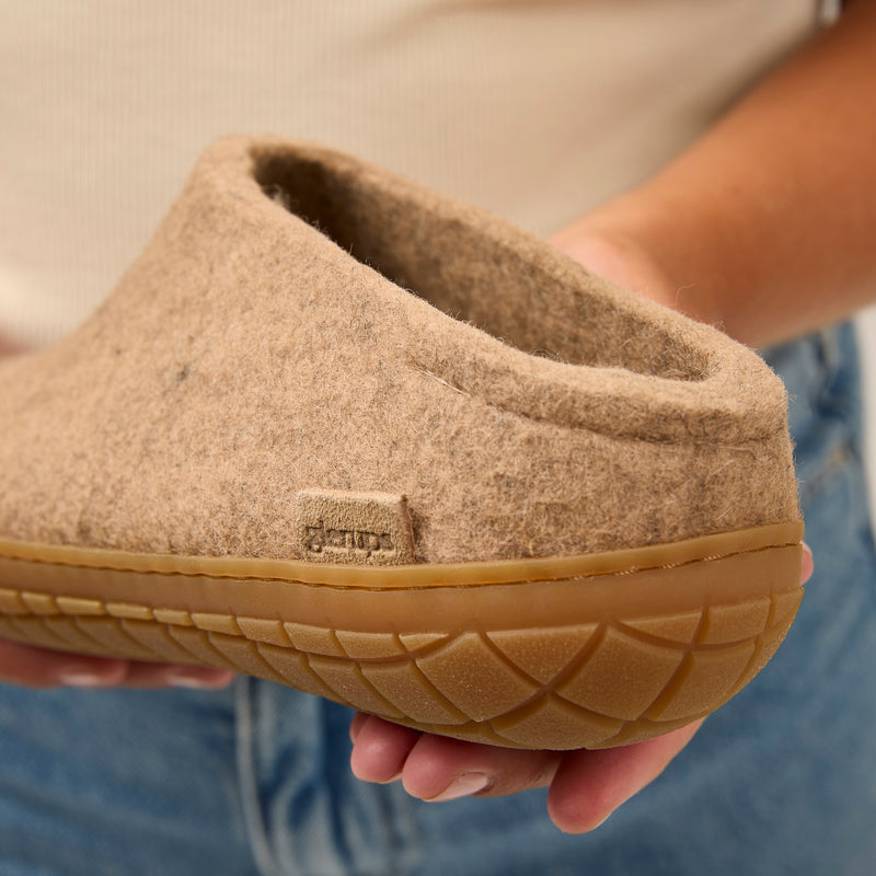 glerups Slip-on with natural rubber sole - honey Slip-on with rubber sole 12 Sand