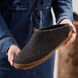 glerups Slip-on with natural rubber sole - honey Slip-on with rubber sole Charcoal