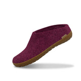 glerups Slip-on with natural rubber sole - honey Slip-on with rubber sole Cranberry