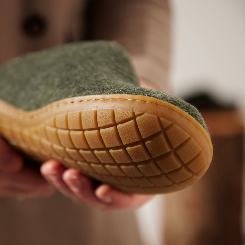 glerups Slip-on with natural rubber sole - honey Slip-on with rubber sole Forest
